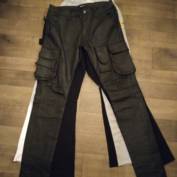 Men's designer stacked pants, sweats and jeans - Picture 5 of 8
